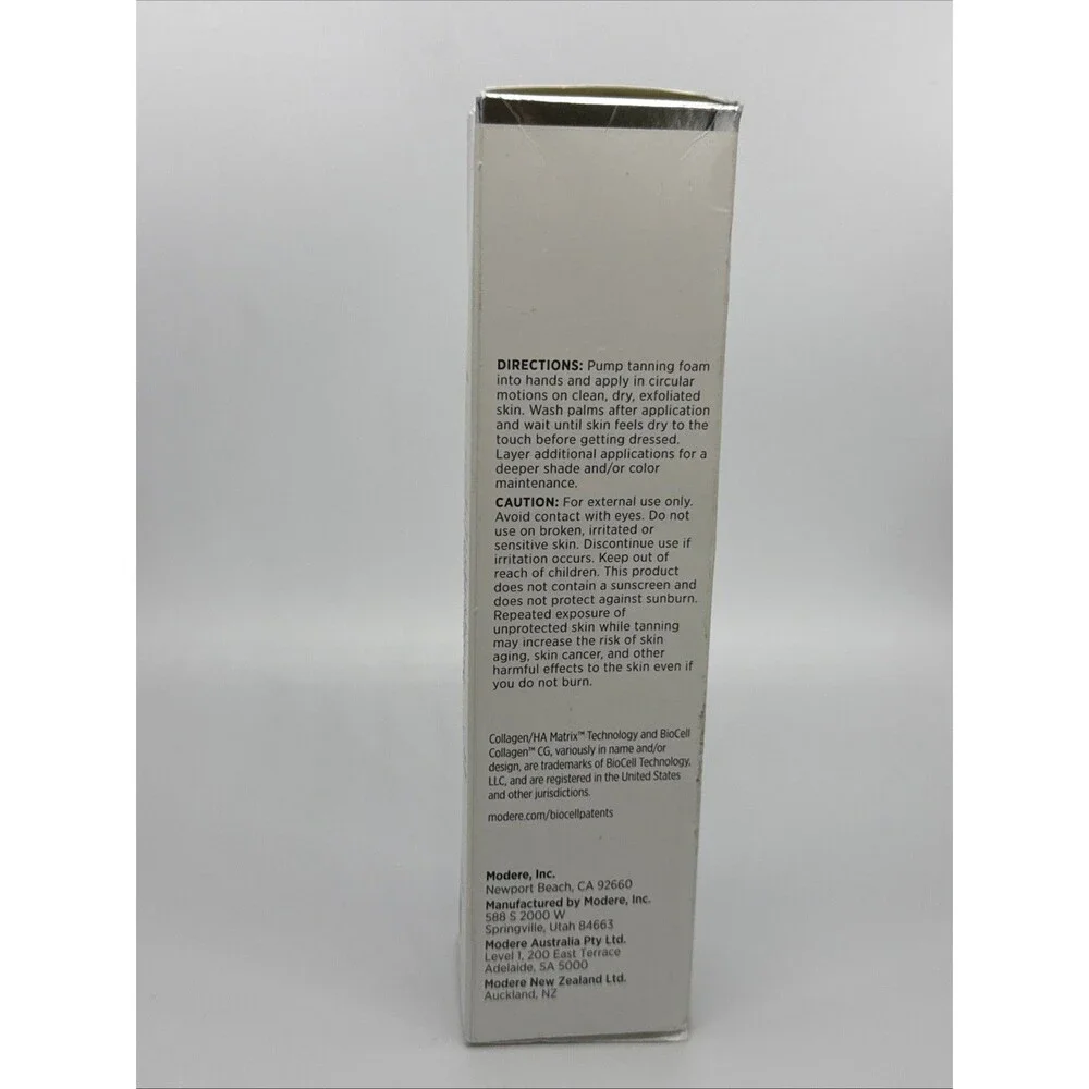 Modere Cellproof Sunless Tanning Foam Self Tanner New 6.8 oz exp 11/23